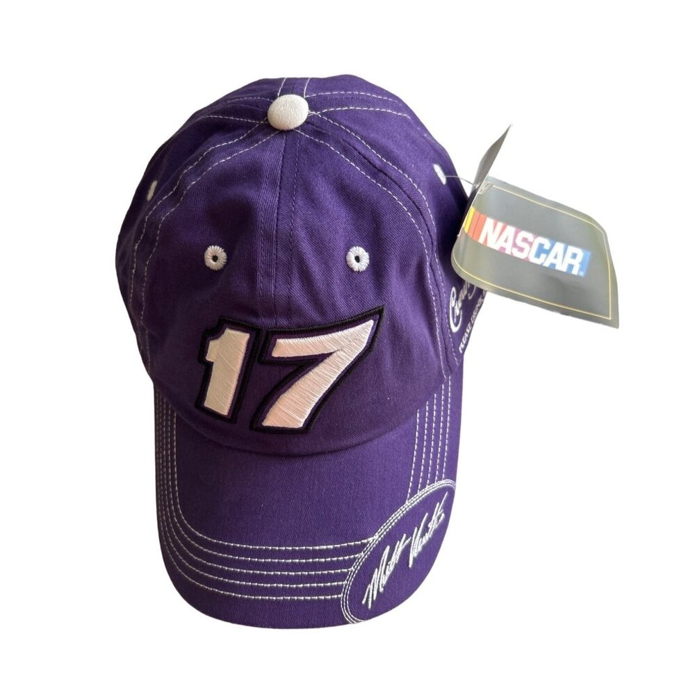 NASCAR Roush Fenway Racing #17 Matt Kenseth Crown Royal Adjustable Purple Hat